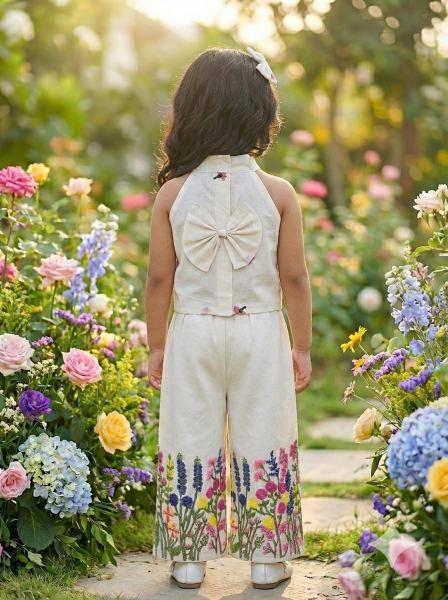 Rang basanti co ord set cotton Wholesale children clothing manufacturers in Pune